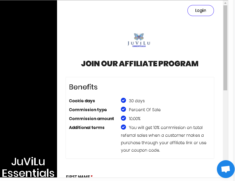🔥🔥 JuViLu Essentials  launches Affiliate Marketing Program - JuViLu Essentials