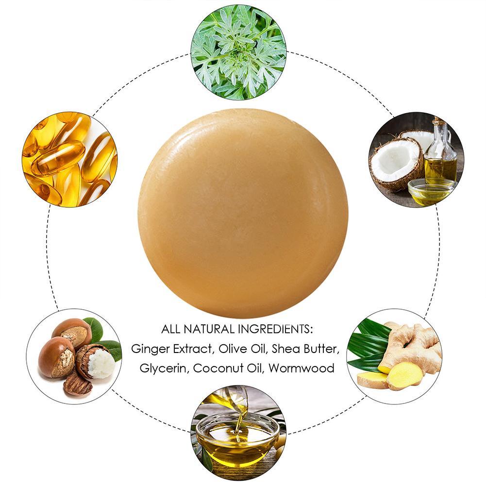 Natural Ginger Soap for Lymphatic Detox - JuViLu Essentials