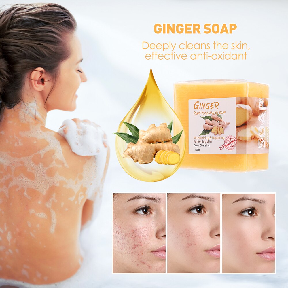 100G Handmade Ginger Soap - JuViLu Essentials