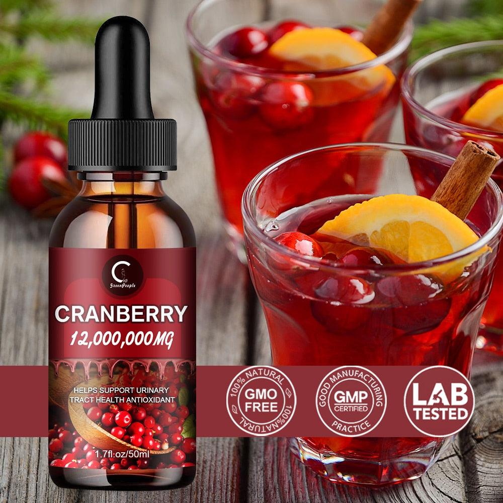 Natural Cranberry Supplement Drops - JuViLu Essentials